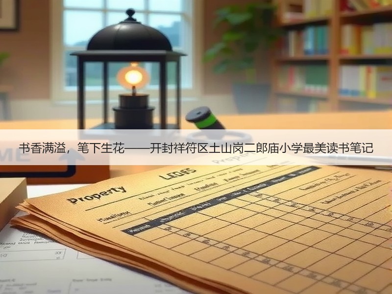 书香满溢，笔下生花——开封祥符区土山岗二郎庙小学最美读书笔记