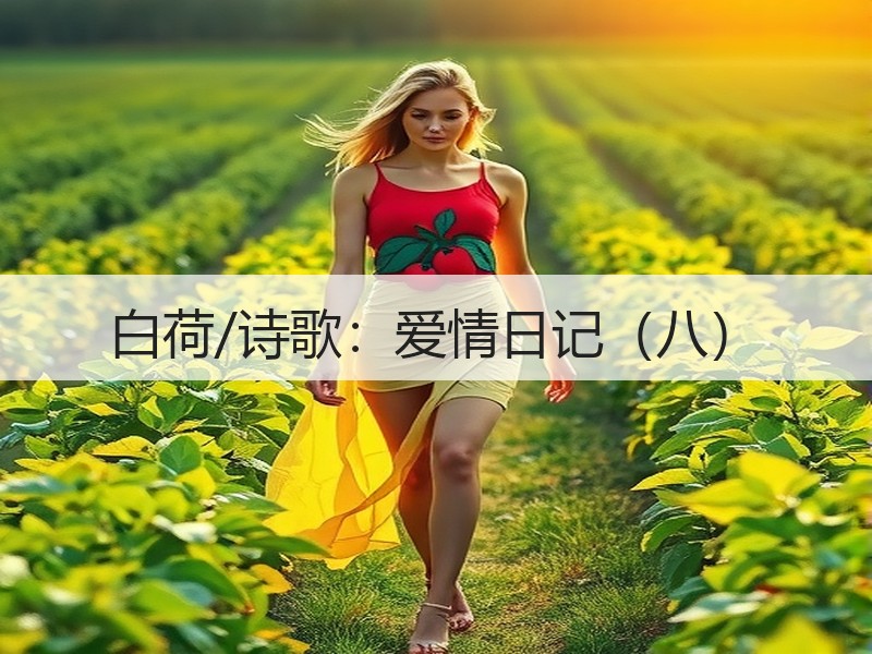 白荷/诗歌：爱情日记（八）