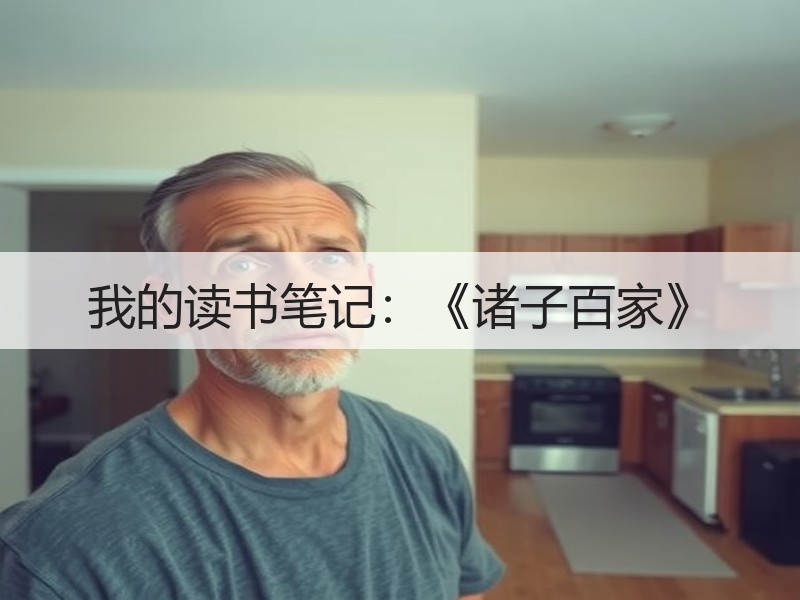 我的读书笔记：《诸子百家》