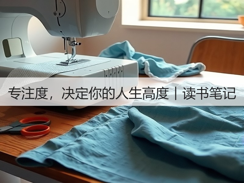 专注度，决定你的人生高度︱读书笔记