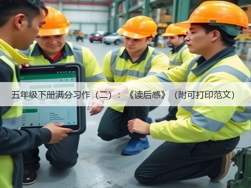 五年级下册满分习作（二）：《读后感》（附可打印范文）