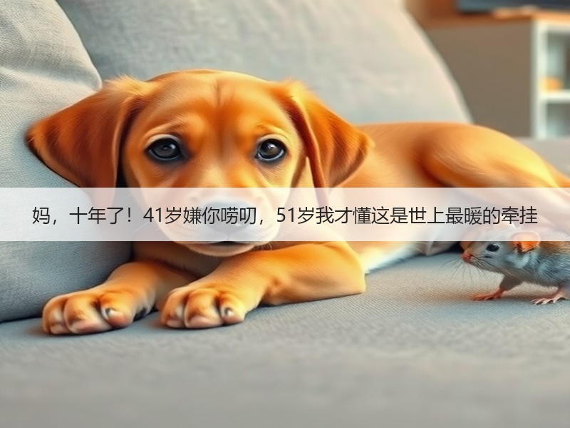 妈，十年了！41岁嫌你唠叨，51岁我才懂这是世上最暖的牵挂
