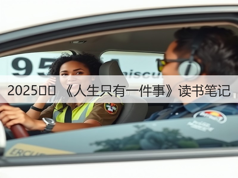 2025❤️ 《人生只有一件事》读书笔记