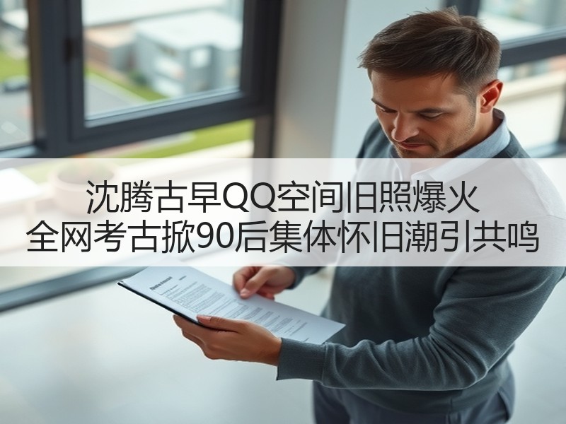 沈腾古早QQ空间旧照爆火 全网考古掀90后集体怀旧潮引共鸣