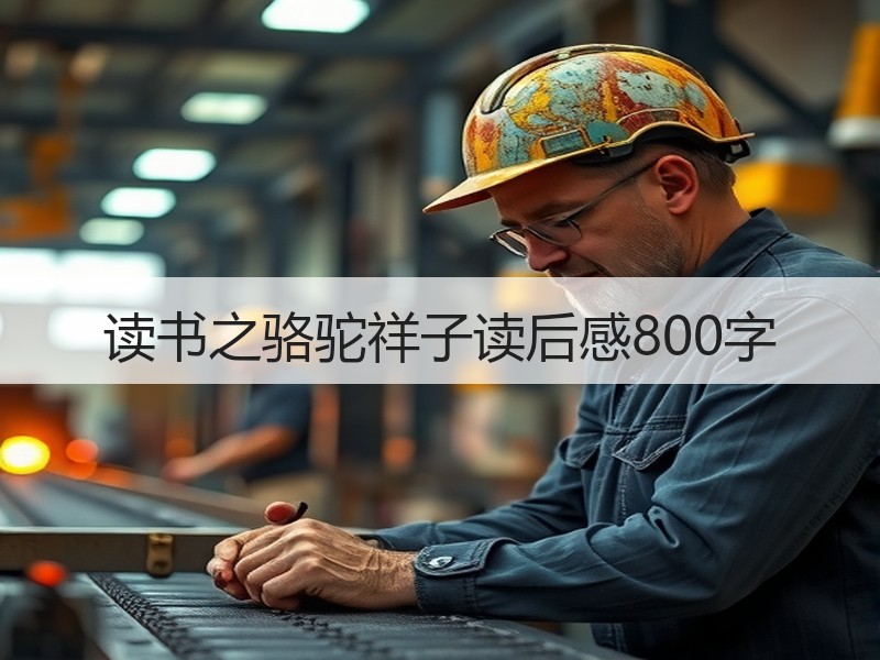 读书之骆驼祥子读后感800字