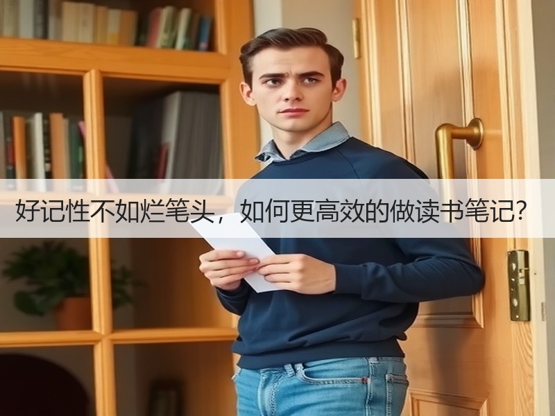好记性不如烂笔头，如何更高效的做读书笔记？