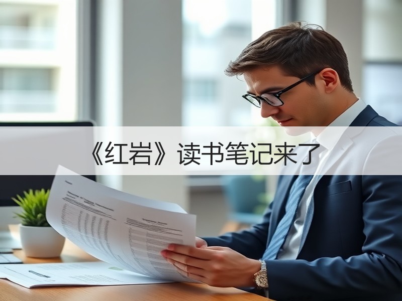 《红岩》读书笔记来了