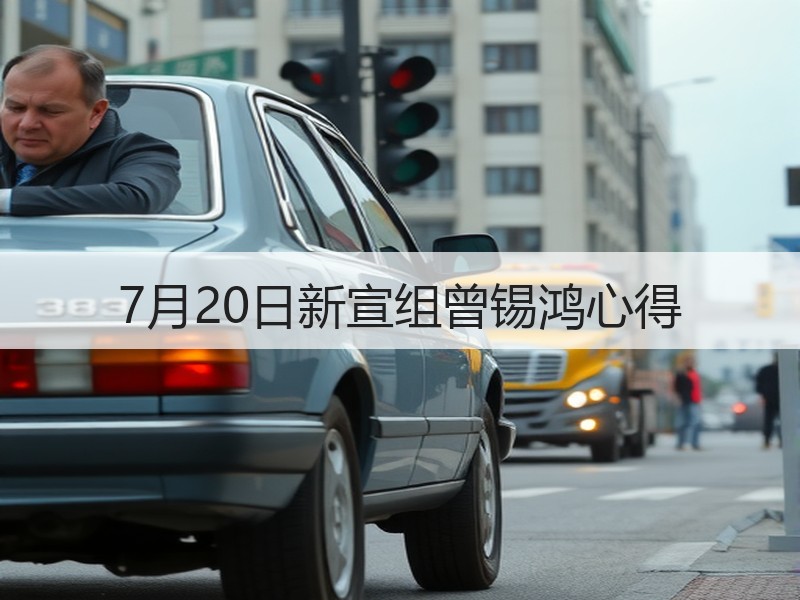 7月20日新宣组曾锡鸿心得