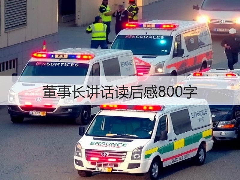 董事长讲话读后感800字