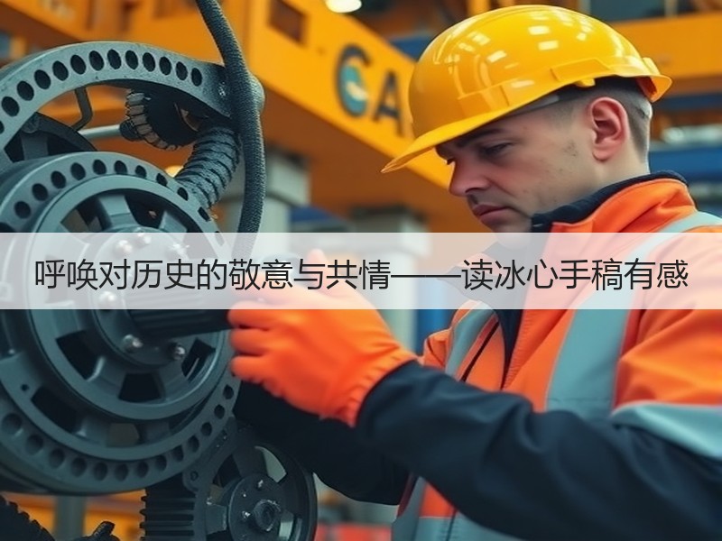 呼唤对历史的敬意与共情——读冰心手稿有感