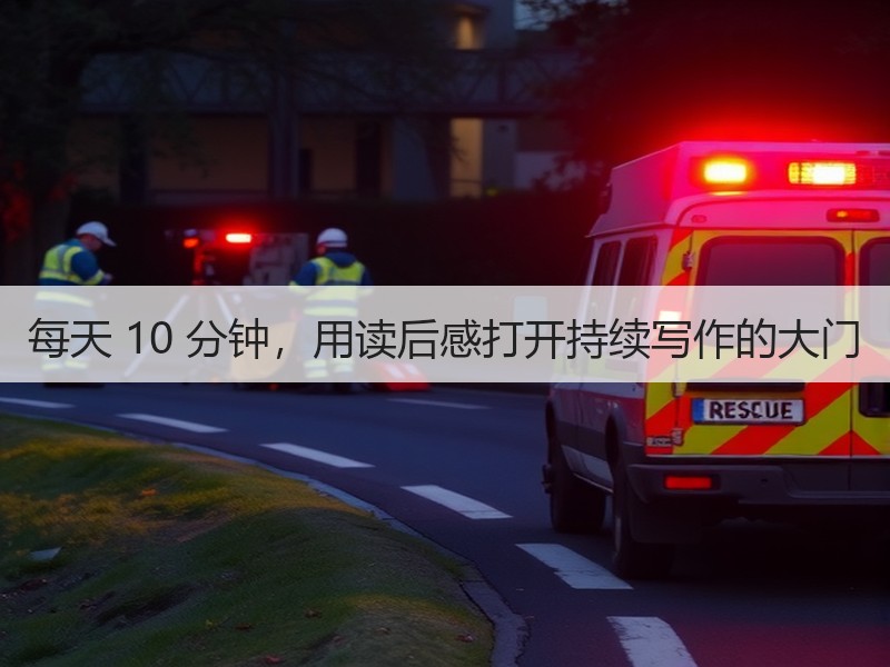 每天 10 分钟，用读后感打开持续写作的大门