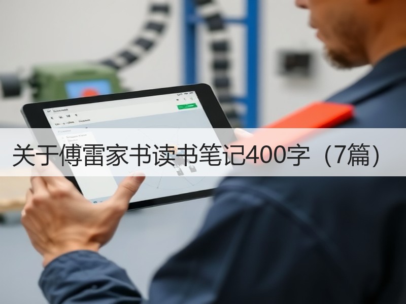 关于傅雷家书读书笔记400字（7篇）
