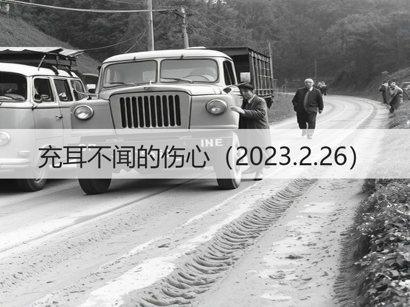充耳不闻的伤心（2023.2.26）
