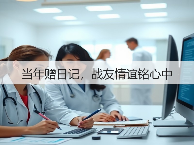 当年赠日记，战友情谊铭心中