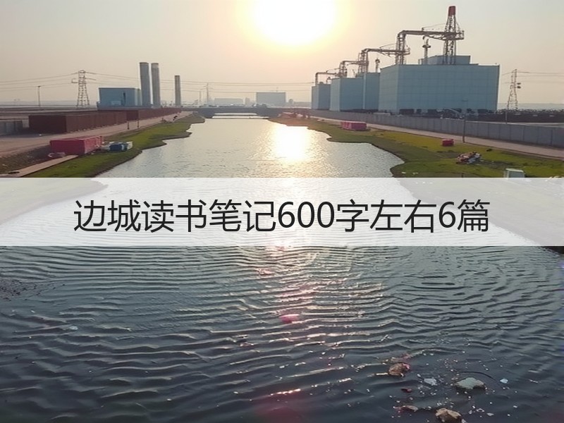 边城读书笔记600字左右6篇