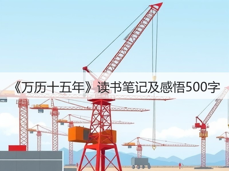 《万历十五年》读书笔记及感悟500字