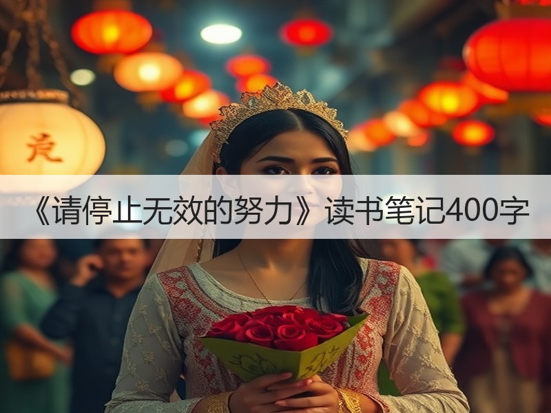 《请停止无效的努力》读书笔记400字
