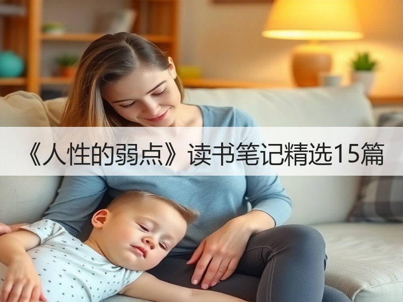 《人性的弱点》读书笔记精选15篇