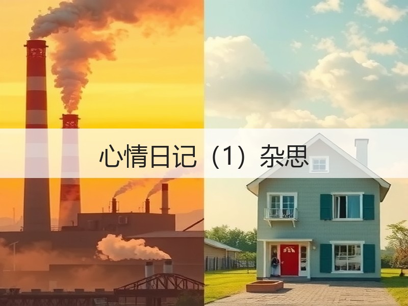 心情日记（1）杂思
