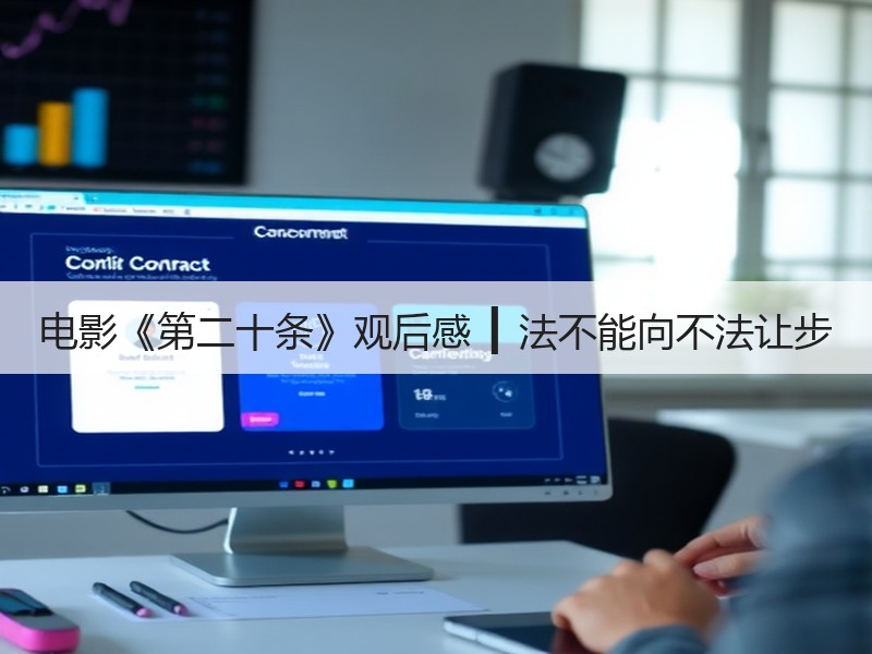 电影《第二十条》观后感 ┃ 法不能向不法让步