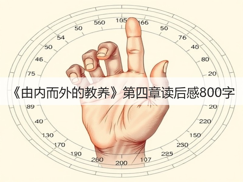 《由内而外的教养》第四章读后感800字
