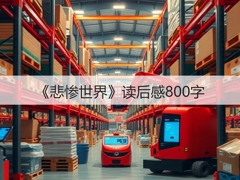 《悲惨世界》读后感800字