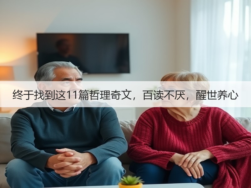 终于找到这11篇哲理奇文，百读不厌，醒世养心