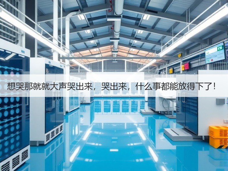 想哭那就就大声哭出来，哭出来，什么事都能放得下了！