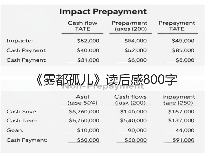 《雾都孤儿》读后感800字