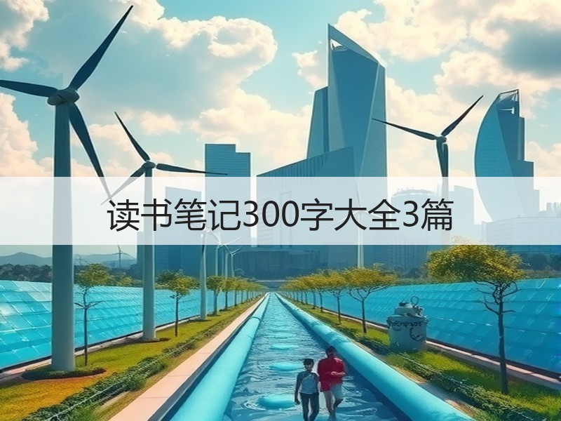 读书笔记300字大全3篇