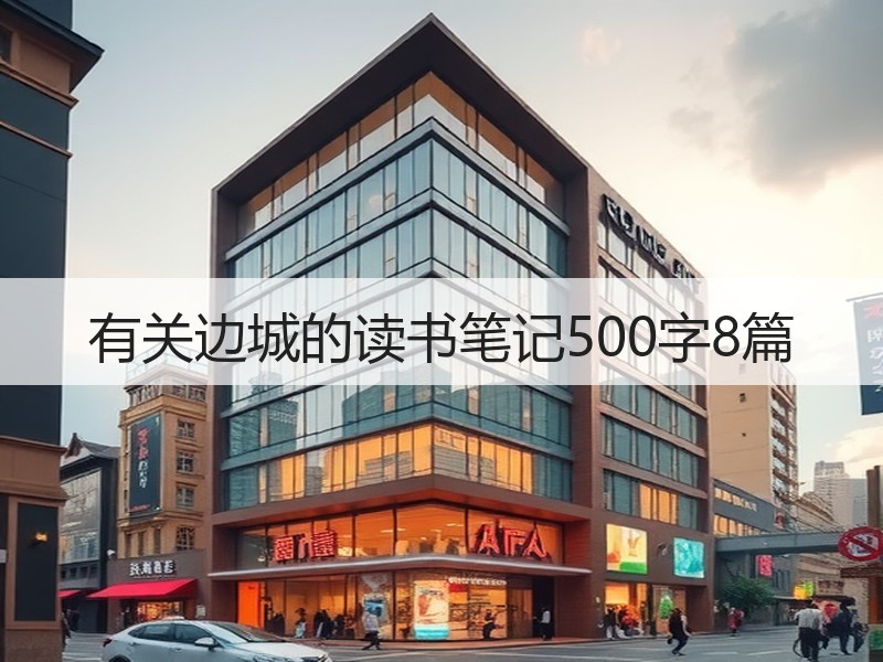 有关边城的读书笔记500字8篇