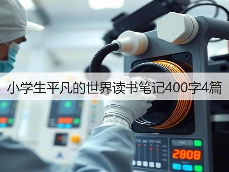 小学生平凡的世界读书笔记400字4篇