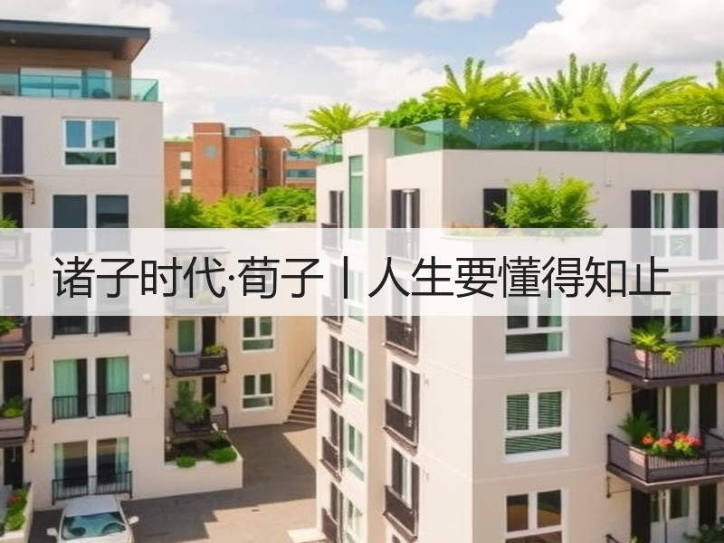 诸子时代·荀子丨人生要懂得知止