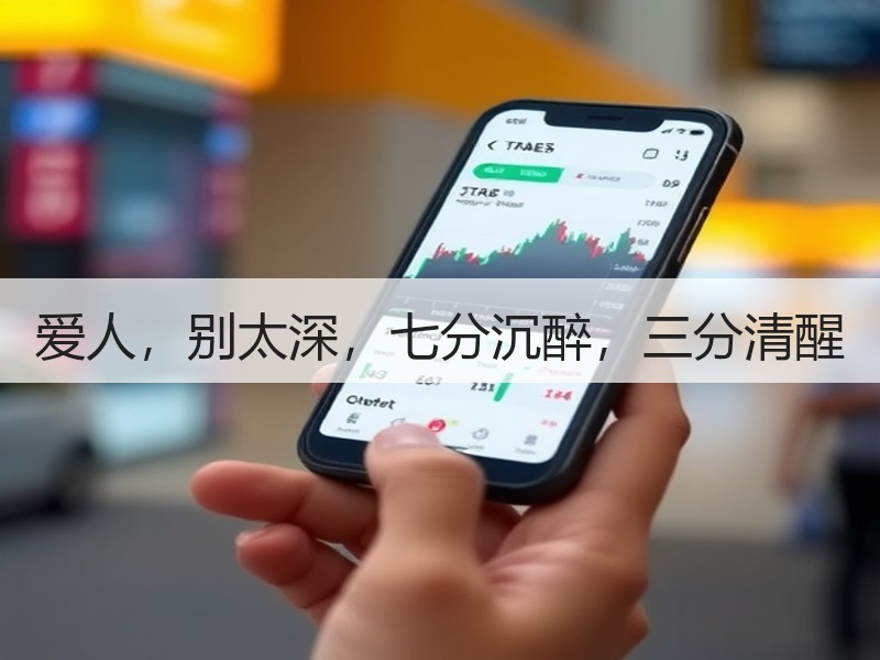 爱人，别太深，七分沉醉，三分清醒