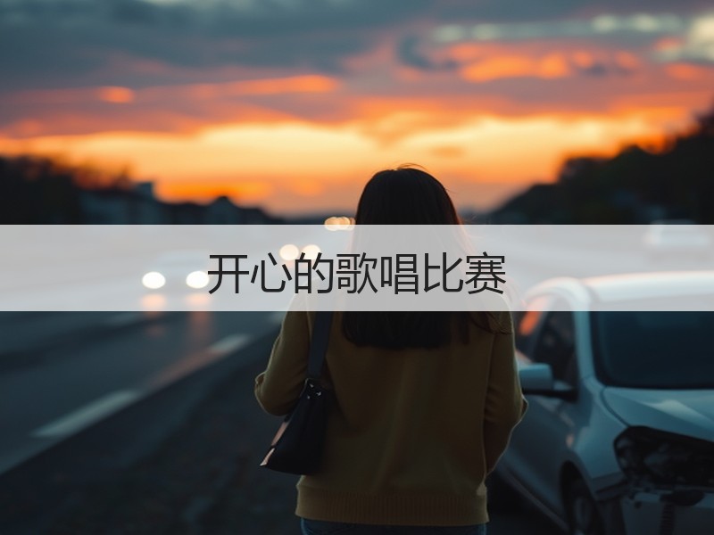 开心的歌唱比赛