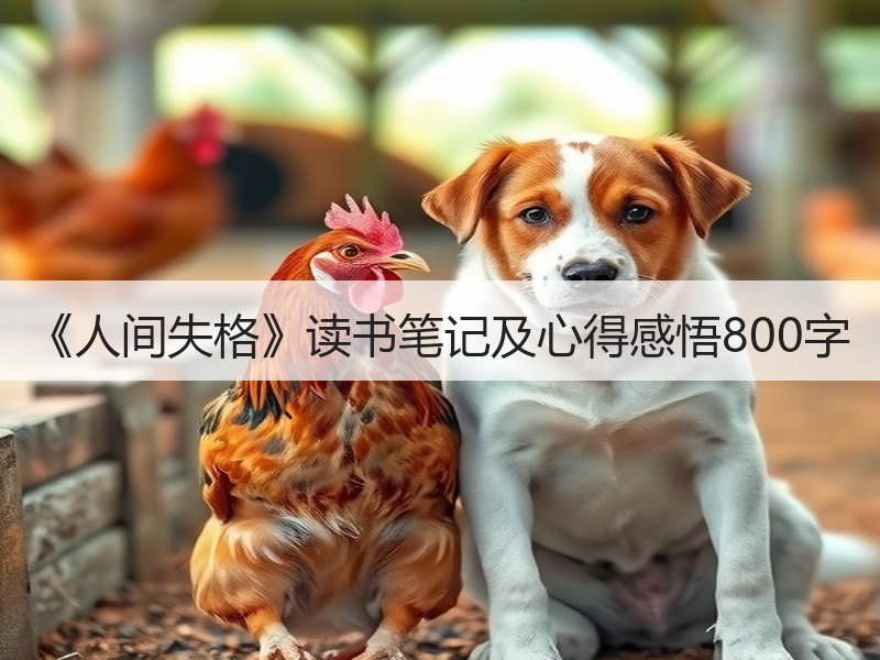 《人间失格》读书笔记及心得感悟800字