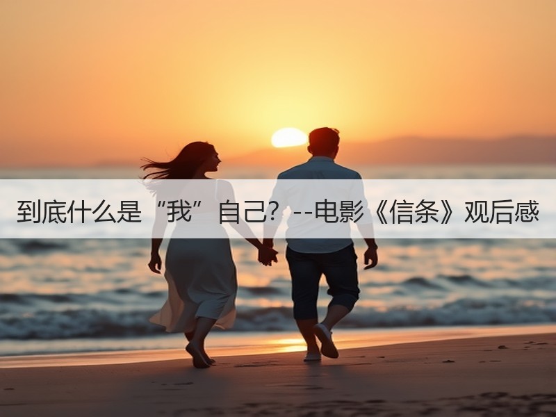 到底什么是“我”自己？--电影《信条》观后感