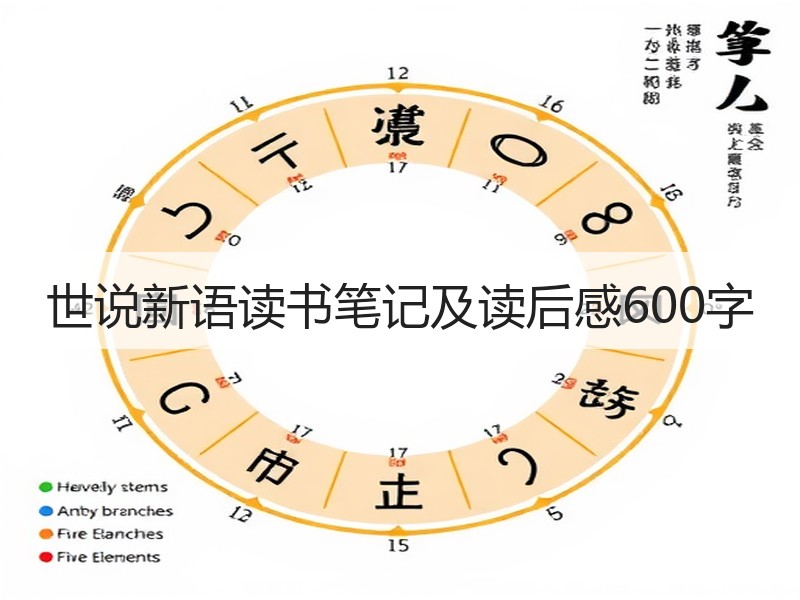 世说新语读书笔记及读后感600字
