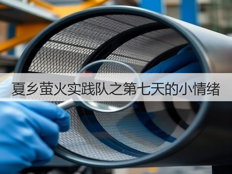 夏乡萤火实践队之第七天的小情绪