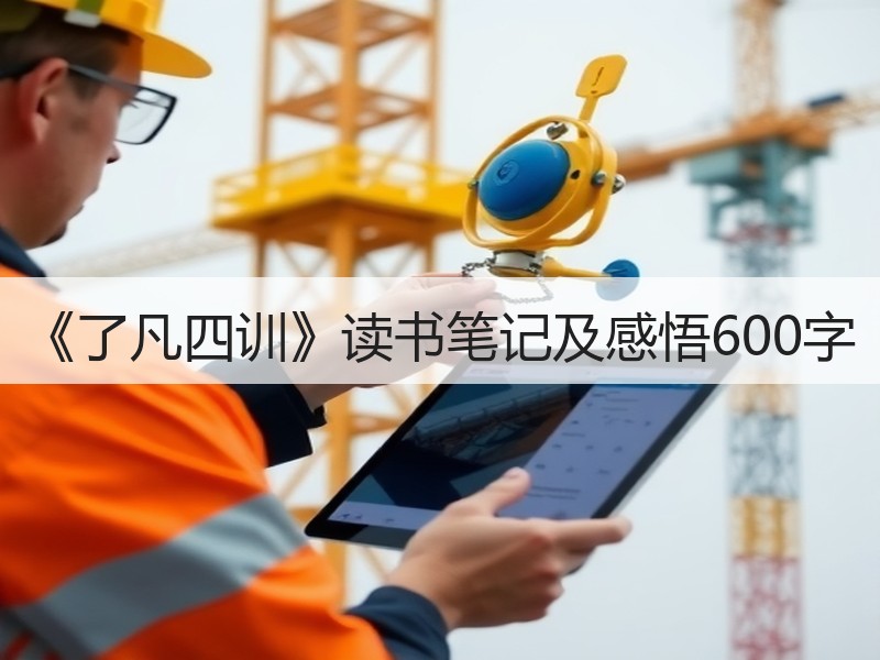 《了凡四训》读书笔记及感悟600字