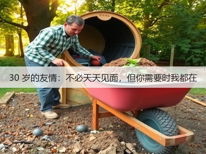 30 岁的友情：不必天天见面，但你需要时我都在