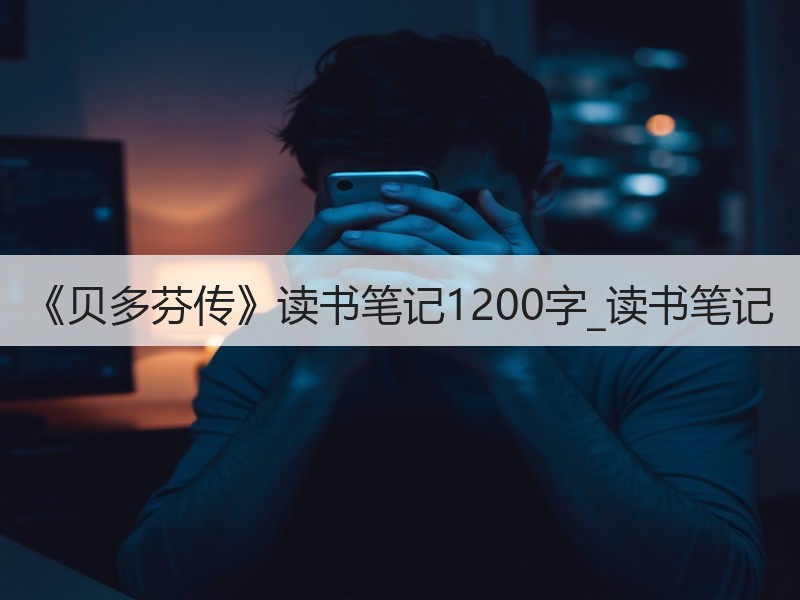《贝多芬传》读书笔记1200字_读书笔记