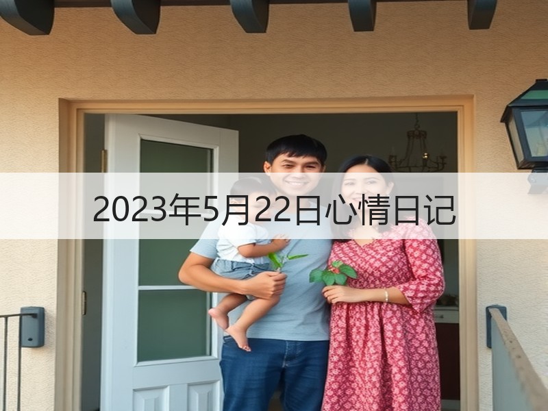 2023年5月22日心情日记