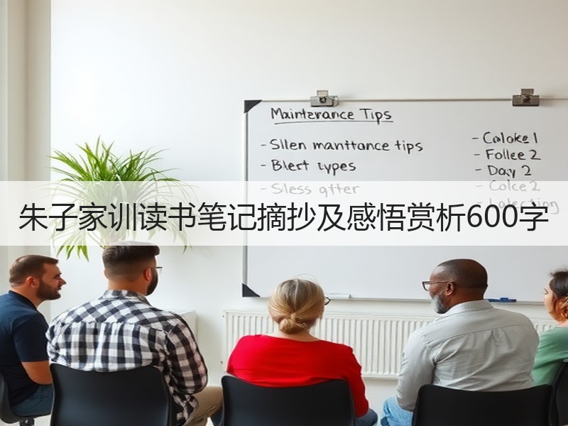 朱子家训读书笔记摘抄及感悟赏析600字
