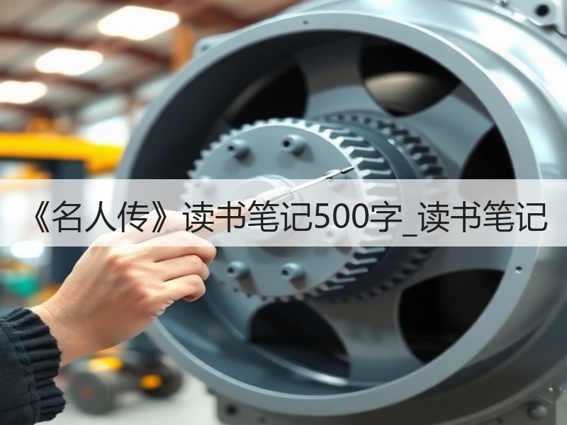 《名人传》读书笔记500字_读书笔记