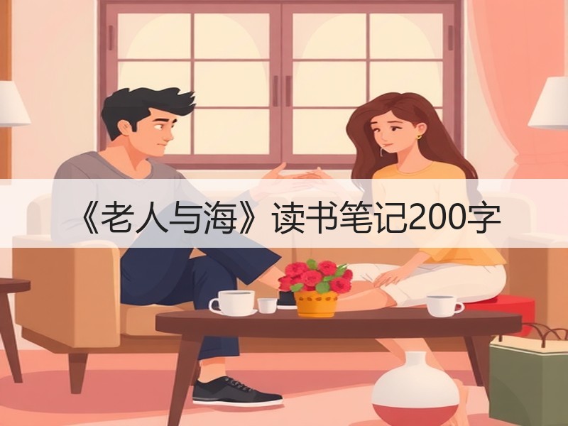 《老人与海》读书笔记200字