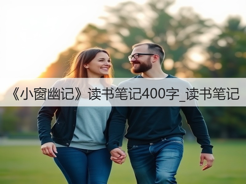《小窗幽记》读书笔记400字_读书笔记