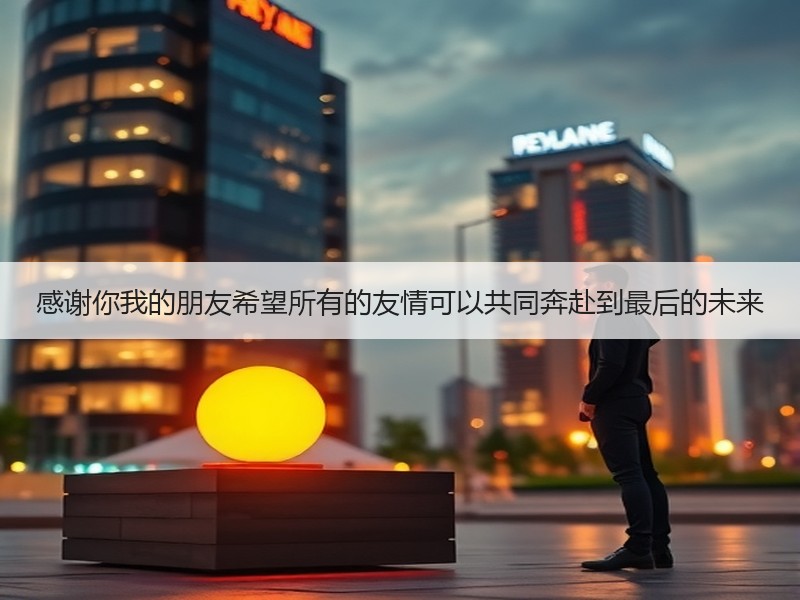 感谢你我的朋友希望所有的友情可以共同奔赴到最后的未来