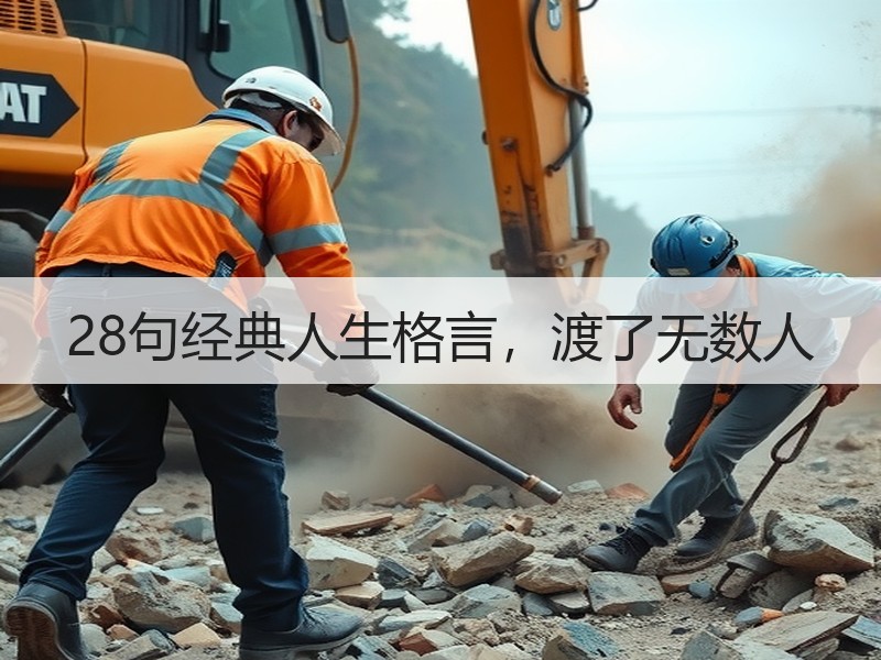 28句经典人生格言，渡了无数人