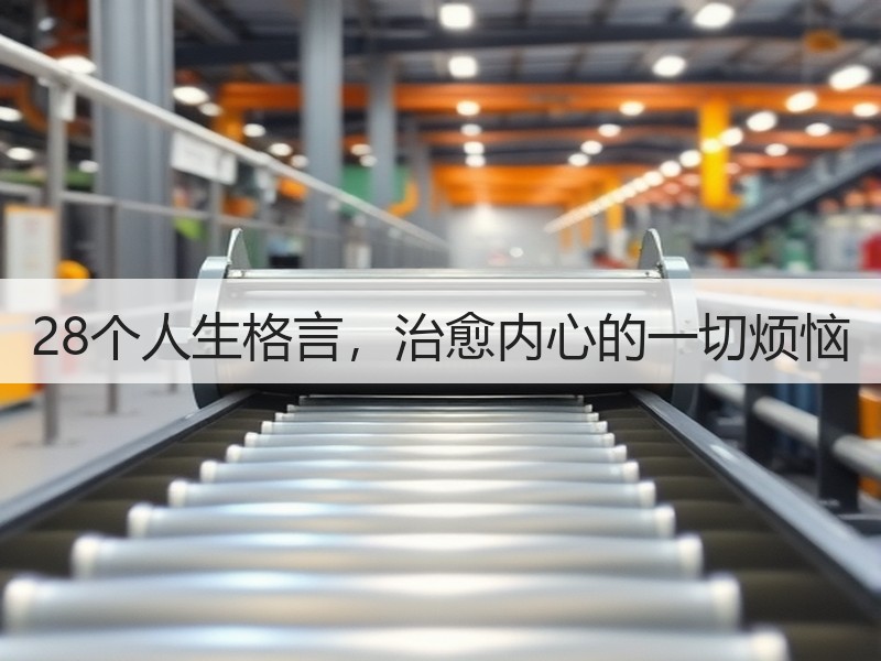 28个人生格言，治愈内心的一切烦恼
